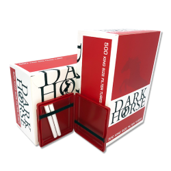 DARK HORSE 1000 Cigarette Filter Tubes + cigarette case